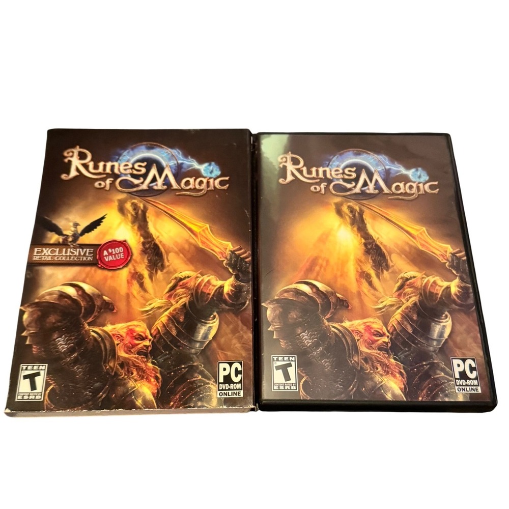 Frogster Runes of‎ Magic PC DVD-ROM Exclusive Retail Collection Fantasy MMORPG
